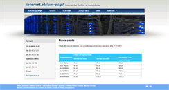 Desktop Screenshot of internet.atrium-pc.pl
