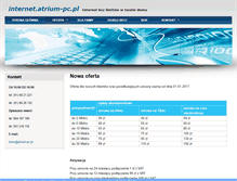 Tablet Screenshot of internet.atrium-pc.pl